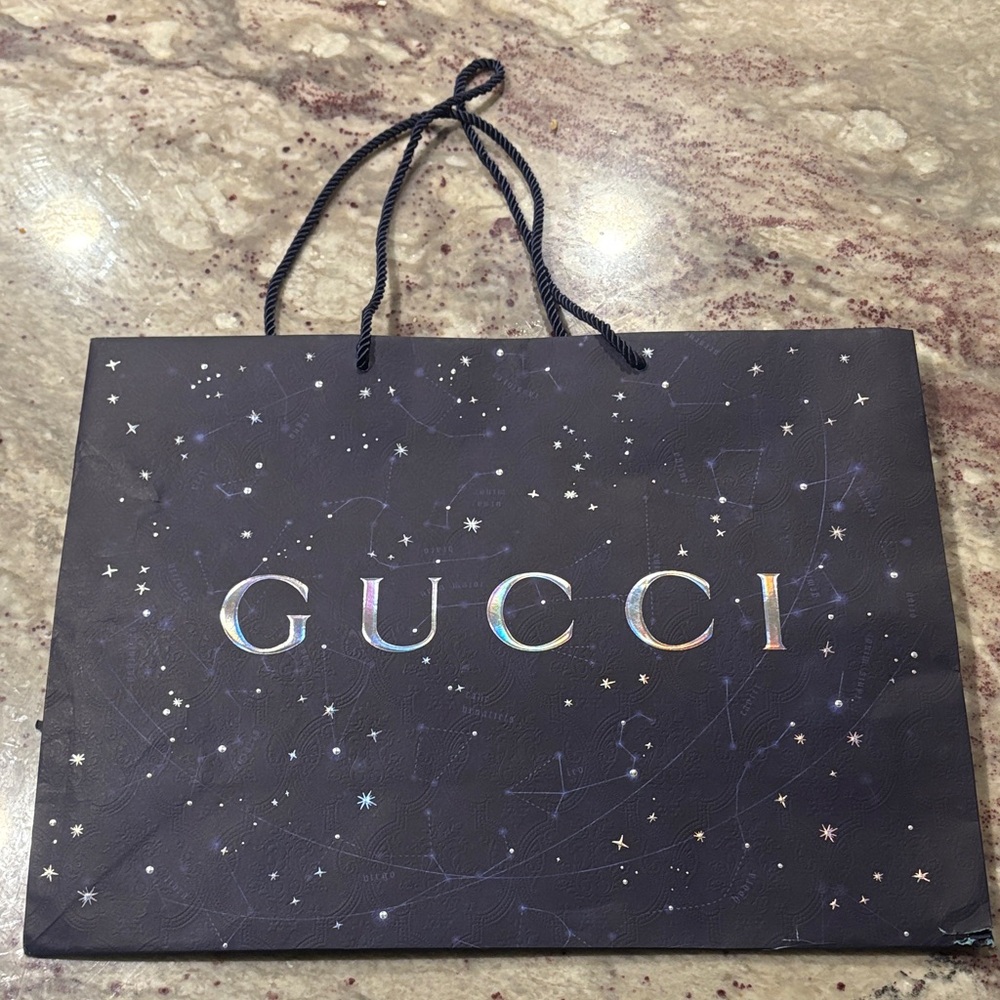 Gucci Starry Night 2025 Black Tote Bag